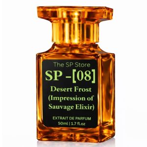 sauvage elixir impression: desert frost — a powerful & magnetic signature for the modern man.